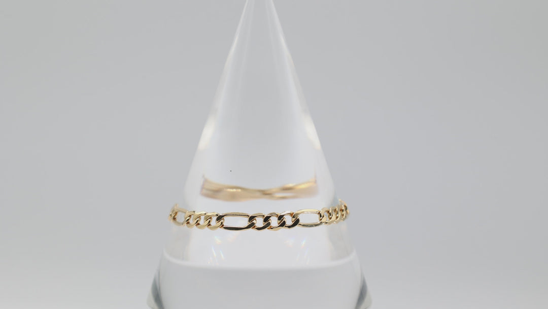 18K Yellow Gold Seven And A Half Inch Link Bracelet