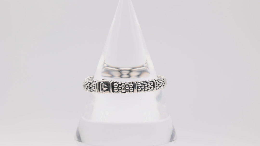 Lagos 925 Silver Caviar Bracelet for Elegant Style - 6.5 in.