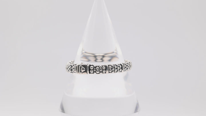Lagos 925 Silver Caviar Bracelet for Elegant Style - 6.5 in.