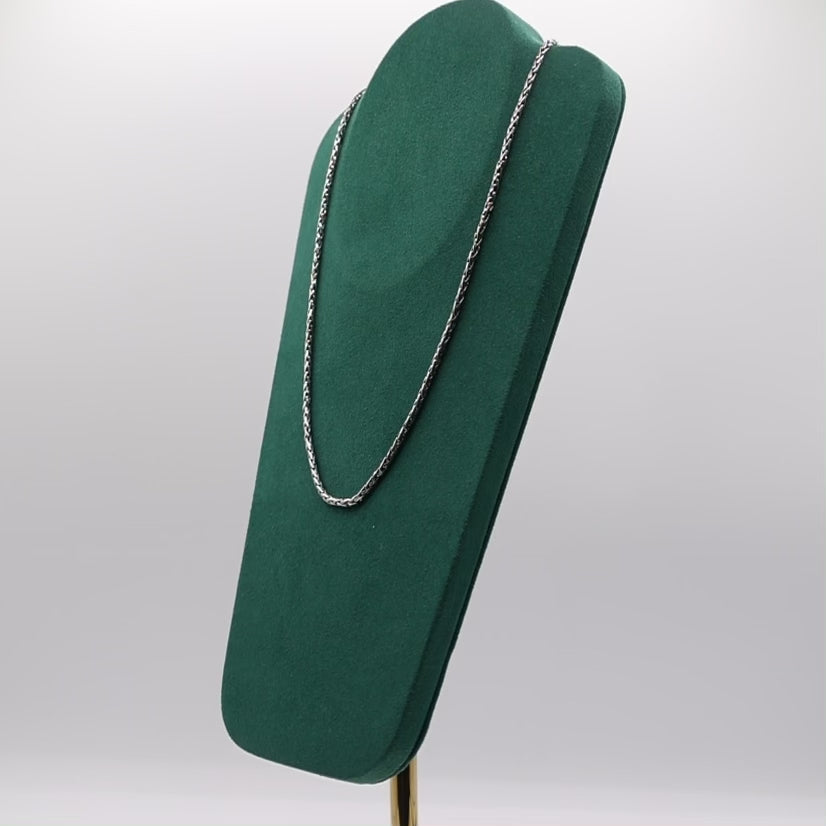 925 Sterling Silver Effy Chain W/Gemstone Pendant- 18 Inches