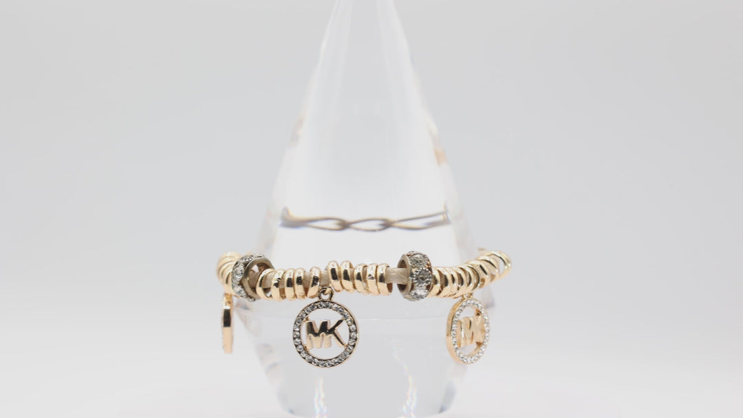Miscellaneous Michael Kors Gold Toned Bracelet - 8 inches