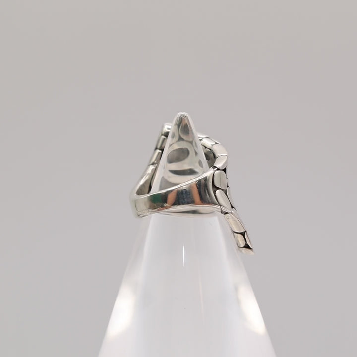 925 Sterling Silver John Hardy Kali Pebble Ring - Size 8.5 / 17.50 g