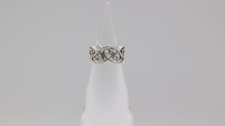 Tiffany And Co Paloma Picasso Loving Hearts Ring Size Six Point Five
