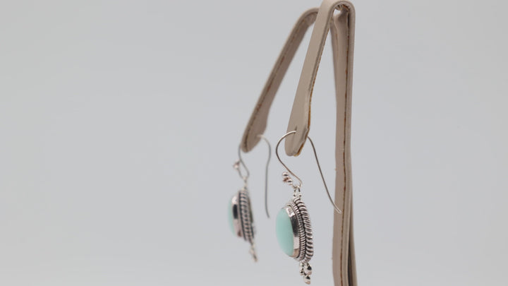 925 Sterling Silver Larimar Dangle Earrings Jay King