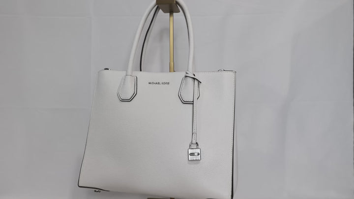 Michael Kors White Leather Handbag