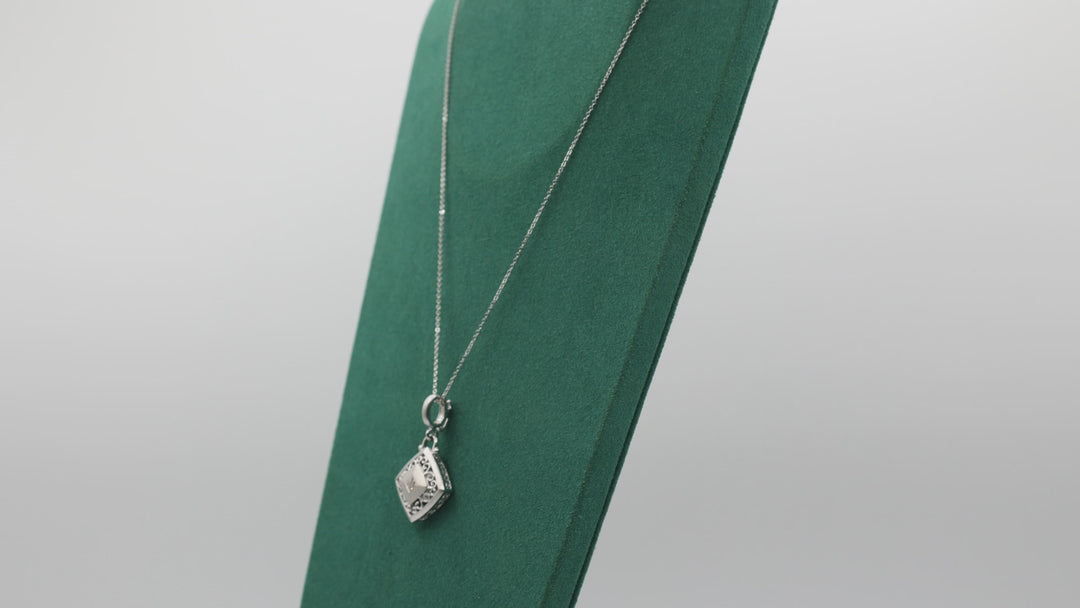 Gabriel And Co 925 Sterling Silver Diamond Necklace