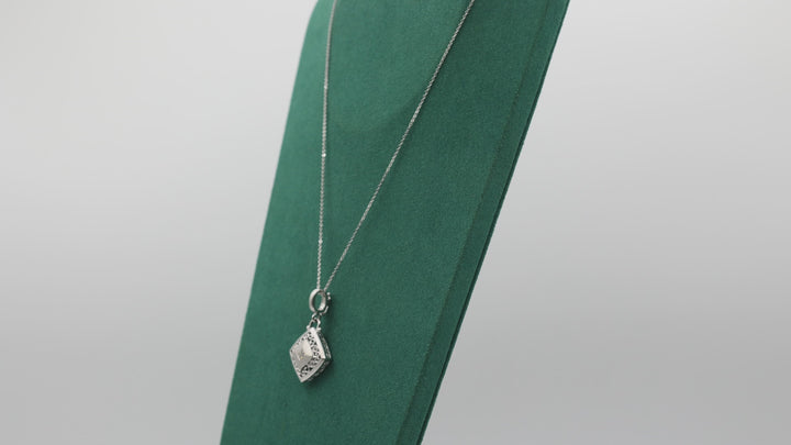 Gabriel And Co 925 Sterling Silver Diamond Necklace