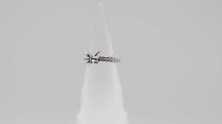 John Hardy JAI Butterfly Ring 925 Sterling Silver Size 7