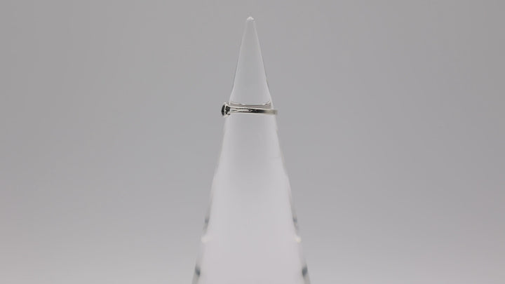 925 Sterling Silver Two Heart Ring 3.5