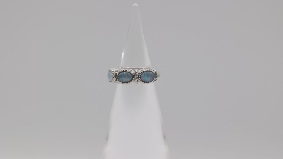 Judith Ripka 925 Sterling Silver Moonstone Ring Size 6