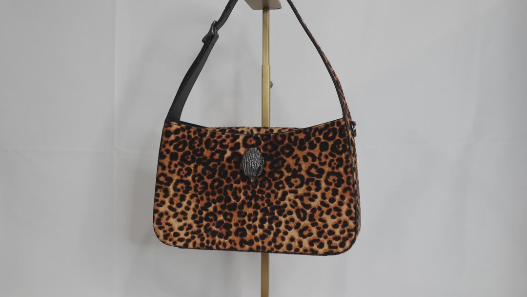 Kurt Geiger London Bond Leopard Print Shoulder Bag