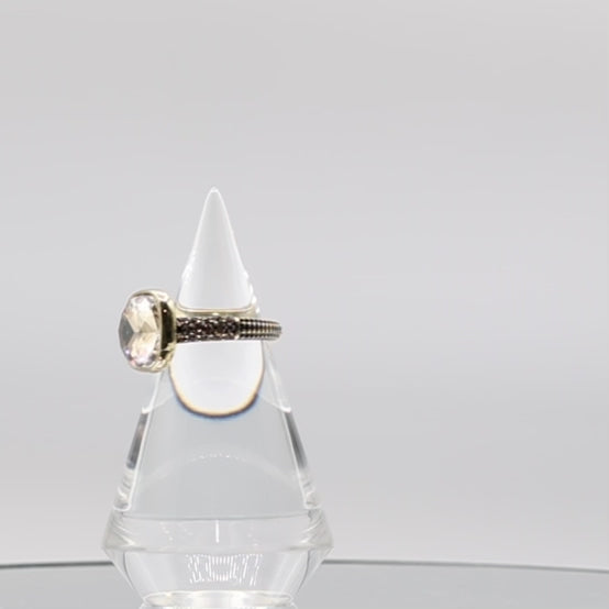 Brass Heidi Daus Rhinestone Ring - Size 8