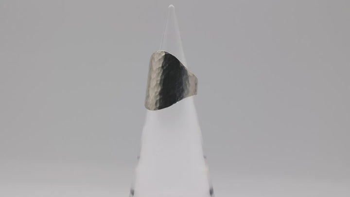 James Avery 925 Sterling Silver Hammered Ring Size 6.75