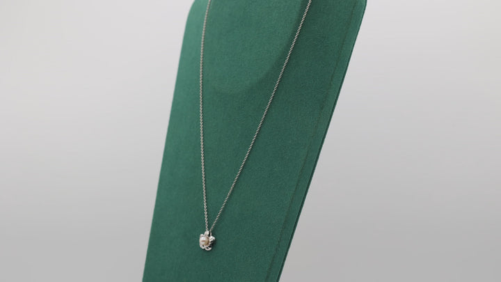 Gabriel And Co 18 Inch 925 Sterling Silver Pearl Flower Pendant Necklace