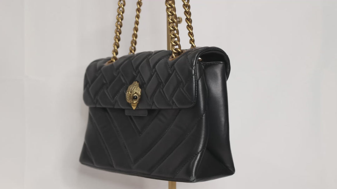 Kurt Geiger London Kensington Quilted Leather Shoulder Bag