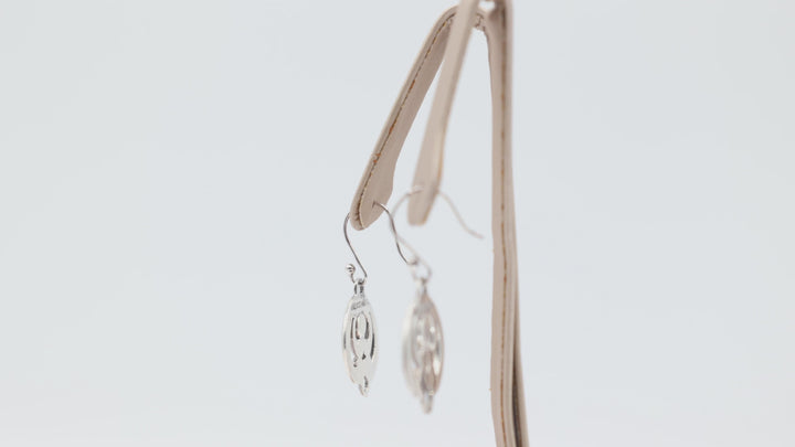 925 Sterling Silver Dangle Earrings with Turquoise Stone