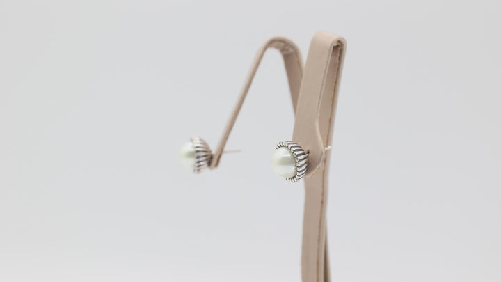 Lagos Caviar Pearl Stud Earrings