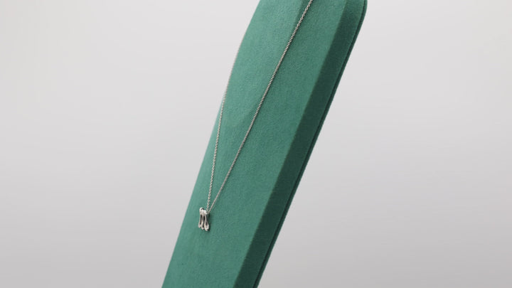 Tiffany & Co. 925 Silver M Necklace for Elegant Style