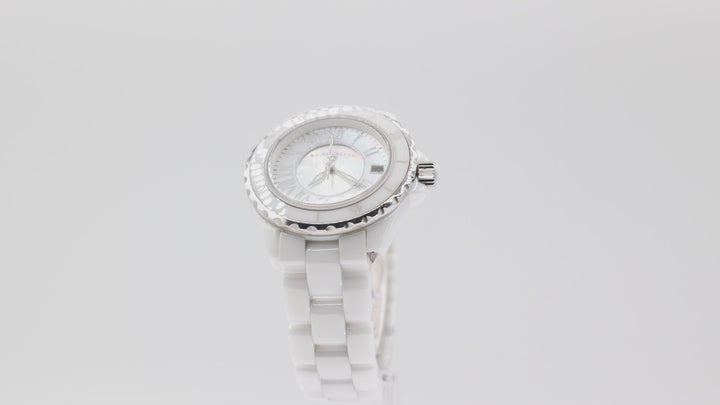 Swiss Legend Karamica White Band Mother of Pearl Dial Watch