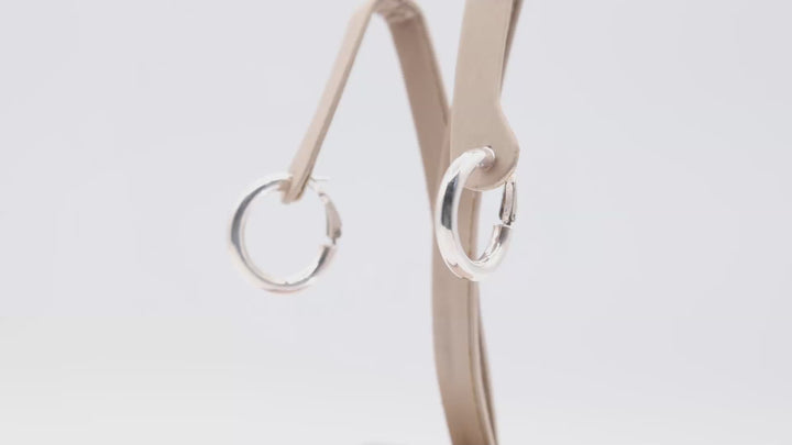 925 Sterling Silver Hoop Earrings