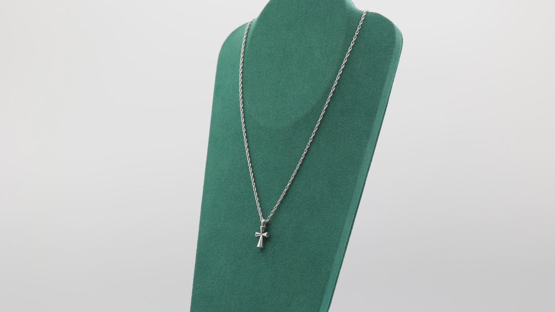 James Avery 925 Sterling Silver St. Teresa Cross Necklace