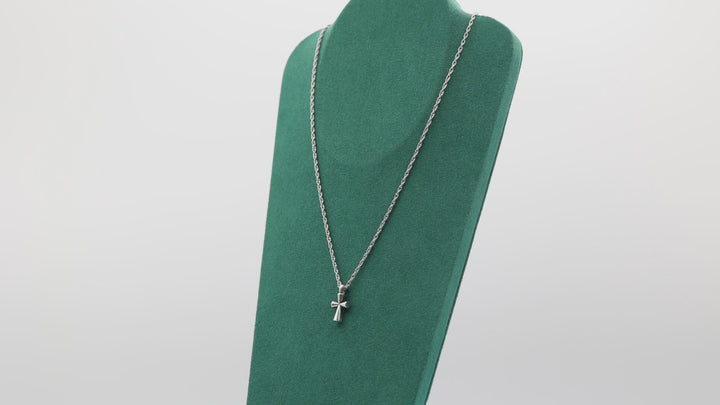 James Avery 925 Sterling Silver St. Teresa Cross Necklace