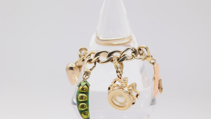 Juicy Couture Custom Gold Charm Bracelet