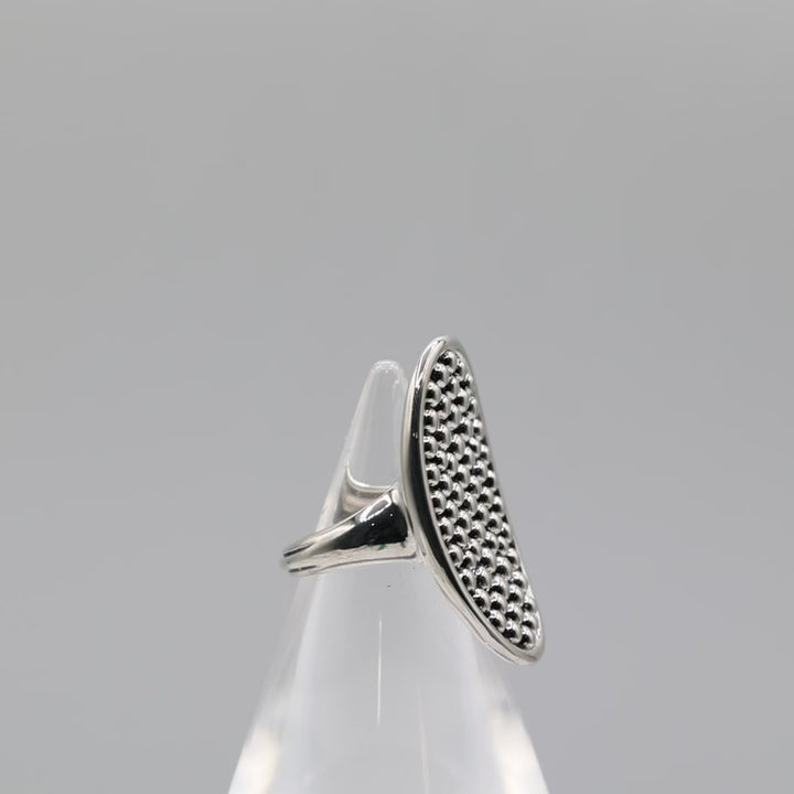 Lagos Bold Caviar Vertical Eclipse Ring Size 7