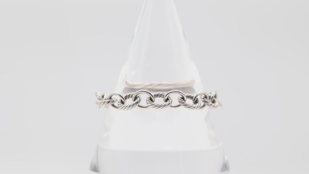 David Yurman Sterling Silver Chain Bracelet